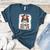 Baseball Mom Game Day Messy Bun Leopard Mother's Day Women's Heather T-Shirt Heather Deep Teal Baseball Mom Game Day Messy Bun Leopard Mother's Day Women's Heather T-Shirt Heather Deep Teal