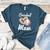 Baseball Mom Grandma Leopard Baseball Lover Fan Women's Heather T-Shirt Heather Deep Teal