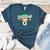 Baseball Mom Rainbow Game Day Women's Heather T-Shirt Heather Deep Teal Baseball Mom Rainbow Game Day Women's Heather T-Shirt Heather Deep Teal