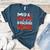 Baseball Mom Sport Mommy Baseball Mama Mother's Day Women's Heather T-Shirt Heather Deep Teal