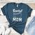 Baseball Mom For Women Family Matching Players Team Mommy Women's Heather T-Shirt Heather Deep Teal