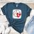 Bleached Custom Baseball Mom Number 17 Heart For Mom Women's Heather T-Shirt Heather Deep Teal