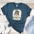 Bleached Messy Bun Game Day Vibes Baseball Mom Game Day Women's Heather T-Shirt Heather Deep Teal Bleached Messy Bun Game Day Vibes Baseball Mom Game Day Women's Heather T-Shirt Heather Deep Teal