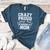 Crazy Proud Always Loud Baseball Mom Premium Women's Heather T-Shirt Heather Deep Teal