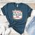 Cute Baseball Mom My Heart On That Field Sister Girl Toddler Women's Heather T-Shirt Heather Deep Teal