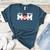 I'm A Proud Mom Football Baseball Mom Women's Heather T-Shirt Heather Deep Teal