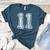 Jersey Number 11 T-Shirt Football Eleven Number Baseball Mom Women's Heather T-Shirt Heather Deep Teal