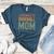 Loudmouth Baseball Mom Sports Cute Text Premium Women's Heather T-Shirt Heather Deep Teal
