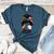 Mom Of Ballers Messy Bun Football Mom Baseball Mom Of Both Women's Heather T-Shirt Heather Deep Teal