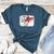 Peace Love Baseball Mom Mommy Women's Heather T-Shirt Heather Deep Teal