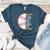 It Takes a Lot Of Balls To Be a Baseball Mom Women's Heather T-Shirt Heather Deep Teal