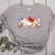 Ball Mom Bow Tie Baseball Mom Women's Heather T-Shirt Athletic Heather