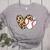 Baseball Heart Leopard Heart Sport Baseball Mom Women's Heather T-Shirt Athletic Heather Baseball Heart Leopard Heart Sport Baseball Mom Women's Heather T-Shirt Athletic Heather
