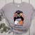 Baseball Mom Basketball Mom Of Both Messy Bun Mother's Day Women's Heather T-Shirt Athletic Heather Baseball Mom Basketball Mom Of Both Messy Bun Mother's Day Women's Heather T-Shirt Athletic Heather