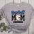 Baseball Mom Blue Varsity Baseball Mama Cute Mother's Day Women's Heather T-Shirt Athletic Heather