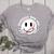 Baseball Mom Era Ball Mom Smile Face Groovy Mother's Day Women's Heather T-Shirt Athletic Heather Baseball Mom Era Ball Mom Smile Face Groovy Mother's Day Women's Heather T-Shirt Athletic Heather