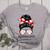 Baseball Mom Leopard Messy Bun Game Day Women's Heather T-Shirt Athletic Heather Baseball Mom Leopard Messy Bun Game Day Women's Heather T-Shirt Athletic Heather
