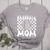 In My Baseball Mom Mama Era Leopard Mom Baseball Women's Heather T-Shirt Athletic Heather