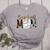 Baseball Mom Mama Mother Women's Heather T-Shirt Athletic Heather
