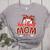 Baseball Mom Mama Mother's Day Leopard Sport Mom Mama Women's Heather T-Shirt Athletic Heather Baseball Mom Mama Mother's Day Leopard Sport Mom Mama Women's Heather T-Shirt Athletic Heather