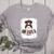 Baseball Mom Messy Bun Mommy Baseball Player Women's Heather T-Shirt Athletic Heather Baseball Mom Messy Bun Mommy Baseball Player Women's Heather T-Shirt Athletic Heather