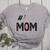Baseball Mom Number One 1 Mother Baseball Lover Mother's Day Women's Heather T-Shirt Athletic Heather