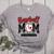 Baseball Mom Red Varsity Baseball Mama Cute Mother's Day Women's Heather T-Shirt Athletic Heather