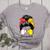 Baseball Mom Softball Mom Of Both Messy Bun Mother's Day Women's Heather T-Shirt Athletic Heather Baseball Mom Softball Mom Of Both Messy Bun Mother's Day Women's Heather T-Shirt Athletic Heather