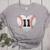 Baseball Number 11 Distressed Heart For Baseball Moms Women's Heather T-Shirt Athletic Heather