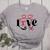Baseball Softball Baseball Mom LOVE Baseball Premium Tri-Blend Women's Heather T-Shirt Athletic Heather