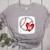 Bleached Custom Baseball Mom Number 66 Heart For Mom Women's Heather T-Shirt Athletic Heather