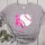 Breast Cancer Awareness Baseball Mom Women's Heather T-Shirt Athletic Heather Breast Cancer Awareness Baseball Mom Women's Heather T-Shirt Athletic Heather