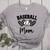 Custom Baseball Mom Number 90 Heart For Mom Women's Heather T-Shirt Athletic Heather Custom Baseball Mom Number 90 Heart For Mom Women's Heather T-Shirt Athletic Heather