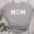 Cute Baseball Mom Favorite Player Mother's Day Women's Heather T-Shirt Athletic Heather