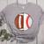Football Baseball Player Football Baseball Mom Women's Heather T-Shirt Athletic Heather Football Baseball Player Football Baseball Mom Women's Heather T-Shirt Athletic Heather