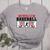 I'm a Proud Baseball Mom Baseball Women's Heather T-Shirt Athletic Heather