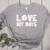 I Love My Boys Baseball Moms Women's Heather T-Shirt Athletic Heather