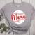 Mama Baseball Mom Women's Heather T-Shirt Athletic Heather Mama Baseball Mom Women's Heather T-Shirt Athletic Heather