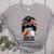 Mom Of Ballers Messy Bun Football Mom Baseball Mom Of Both Women's Heather T-Shirt Athletic Heather