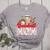 Retro Coffee Baseball Mama Mother's Day Baseball Mom Women's Heather T-Shirt Athletic Heather