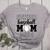 Senior Baseball Mom Class Of 2024 Senior Mom Game Day Women's Heather T-Shirt Athletic Heather