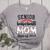 Senior Baseball Mom Class Of 2024 High School College Sports Raglan Baseball Tee Women's Heather T-Shirt Athletic Heather