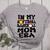 In My Softball Baseball Mom Era Retro Groovy Mom Of Both Women's Heather T-Shirt Athletic Heather