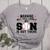Warning Will Yell Loudly My Son Baseball Mom Women's Heather T-Shirt Athletic Heather