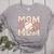 Women's Retro Baseball Mama Distressed Baseball Mom Life Women's Heather T-Shirt Athletic Heather