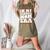 In My Baseball Mom Era Groovy Baseball Mom Team Mother's Day Women's Heather T-Shirt Heather Olive