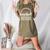 Baseball Mom Leopard Print Baseball Game Day For Mama Women's Heather T-Shirt Heather Olive