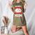 Beware Serious Baseball Mom Game Cheerleading Family Women's Heather T-Shirt Heather Olive
