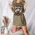 Home Run Baseball Mom Women's Heather T-Shirt Heather Olive