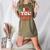 I Love Baseball Moms Women's Heather T-Shirt Heather Olive